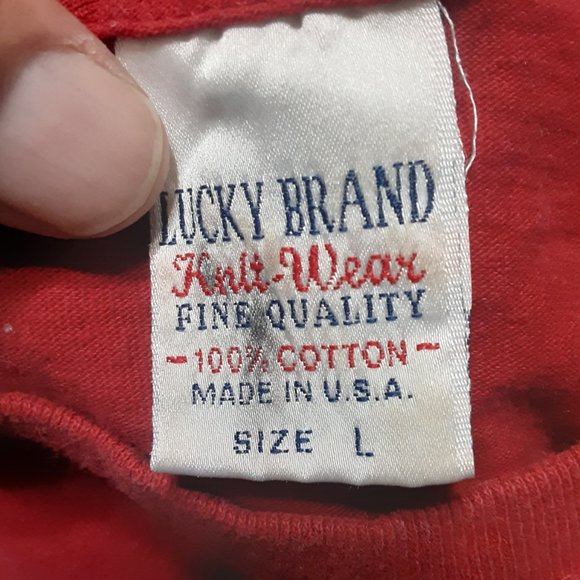 Men"s LUCKY BRAND Grade 13oz Dungarees T Shirt - Picture 4 of 4